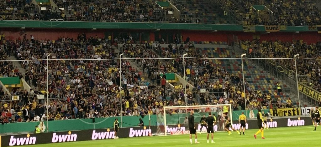 DFB-Pokal 1. Hauptrunde, 09.08.2019, Merkur-Spiel-Arena, KFC Uerdingen vs. Borussia Dortmund, 32.110 Zuschauer